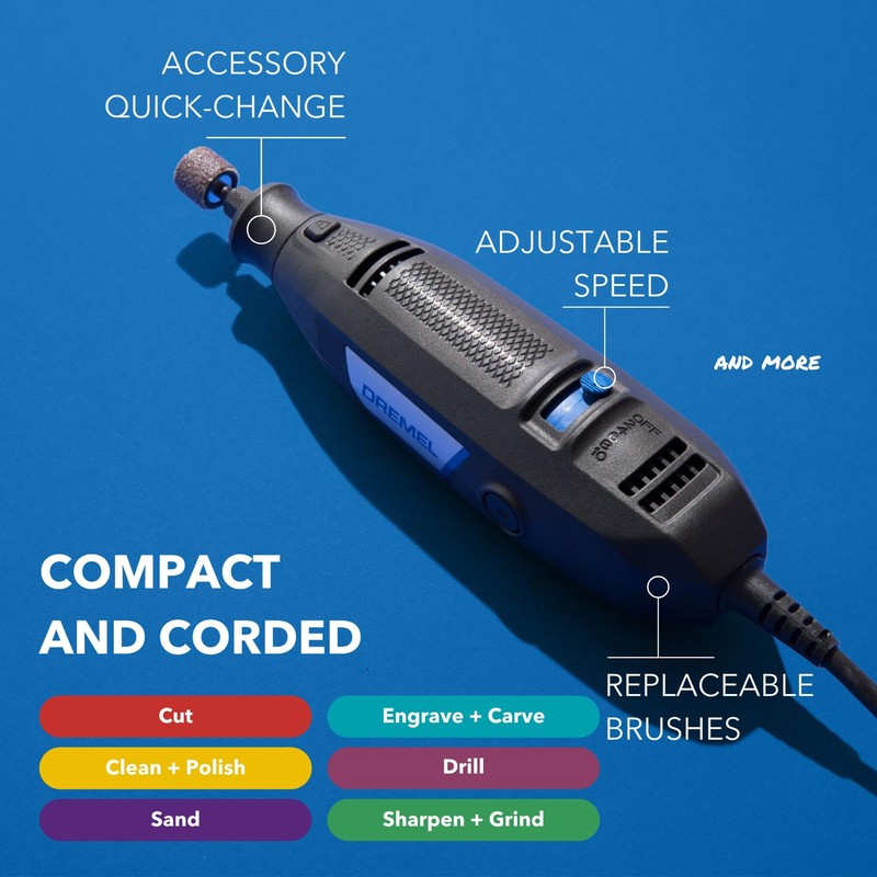 Dremel 3100-2/60 Variable Speed Rotary Tool Kit- 2 Attachments and