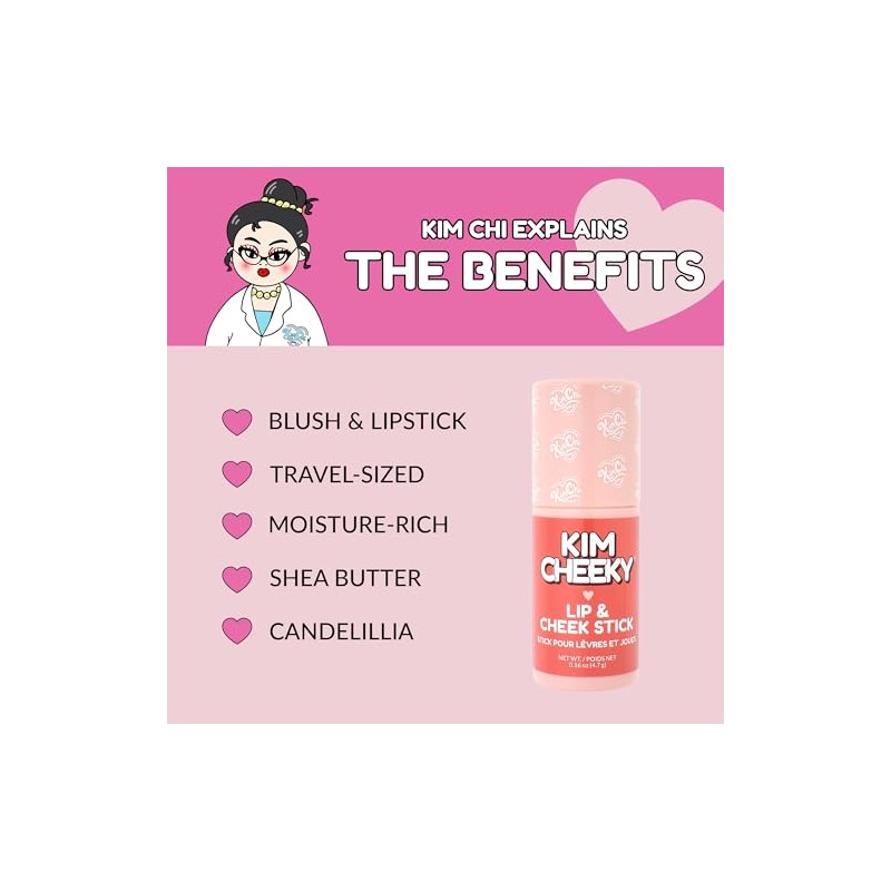 KimChi Chic Beauty Kim Cheeky Tono Pinched - Barra de