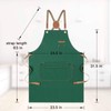 RockyToy Chef Apron Cotton-canvas Men Women Apron for Kitchen Painting