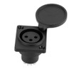 20pcs 3Pin XLR Connector Female Socket Audio Amplifier Adapter Plug