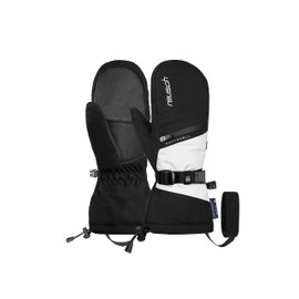 Reusch Demi R-TEX® XT Women's Mittens Extra Warm Waterproof Breathable 7.5 Black/White, Black/White