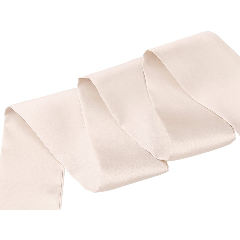 Allegra K Women's Scarf, Solid, Long, OL, Fashion,, apricot