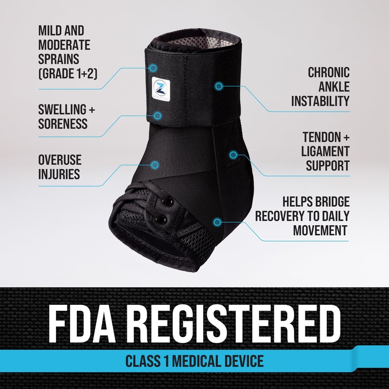 Z ATHLETICS Ankle Brace for Women & Men - Lace