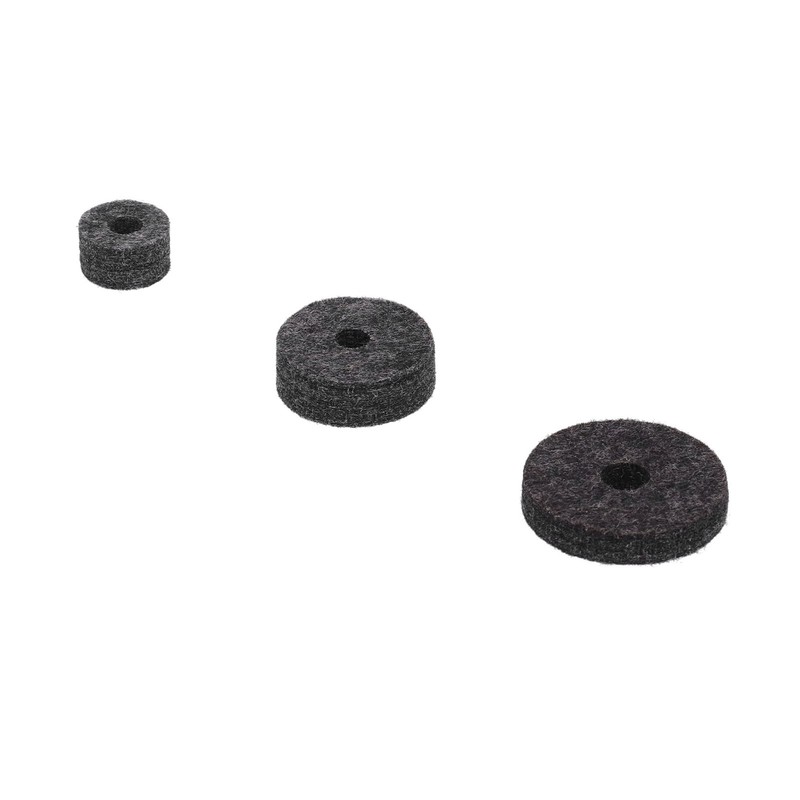 23Pcs Cymbal Felts Sets Stent Tube Clutch Wing Nuts Washer