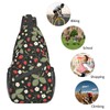 Strawberry Sling Backpack Chest Bag Crossbody Shoulder Bag Gym Cycling