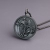 COAI Obsidian Patron Saint Pendant, Obsidian, Obsidian