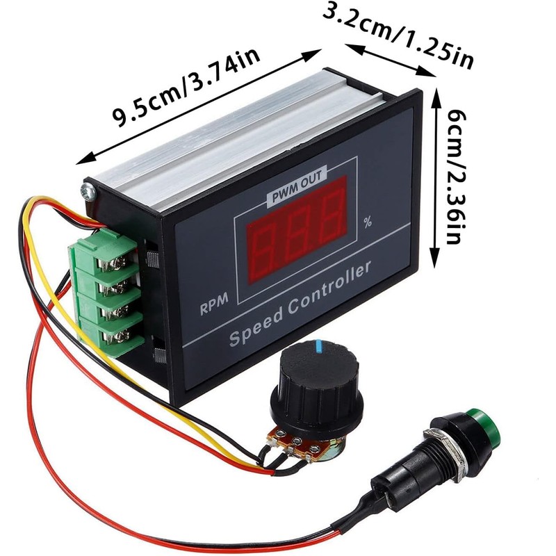 PMW 6-60V 12V 24V 36V 48V 30A PWM DC Motor