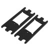 VBESTLIFE RC Servo Adapter Plate, 2PCS Lightweight Carbon Fiber Servo