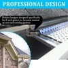 6inch Gutter Hangers (60Pcs) with Pre-Inserted Quick Screw Gutter Clips,