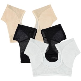 Healifty 3 Pcs Underarm Sweat Vest Underarm Sweat Guard Washable Sweat Shield Vest Armpit Pads Sweat Protector for Women Girl Ladies M
