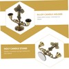 Zinc Alloy Candles Holder Church Candle Holder Candlestick Holder Decorative