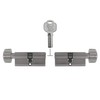 Löwen Sicherheit 2x Knob Cylinder KD 60 mm 30/30 Keyed