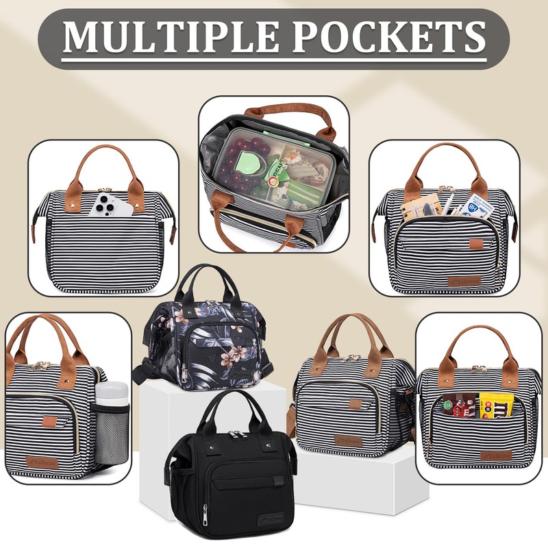 Small Lunch Bag Lightweight Insulated Lunch Box for Women Work