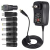 SoulBay 12V Power Supply Universal AC DC Adapter Charger with