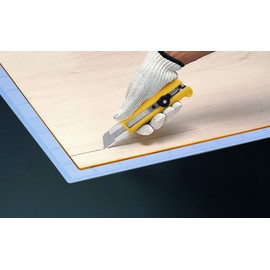 OLFA NH-1 - Cúter con bloqueo Manual y cuchilla de 25 mm