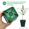 RooTrimmer Square Seedling Nursery Pots 3.15 Inches 100 Pcs for