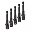 5pcs Heavy Duty Impact Grade Drill Extension Adapter 1/4" Inch