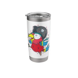 Parrot pirate Bird talking Animal Stainless Steel Insulated Tumbler