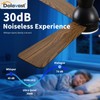 Dolavast Ceiling Fans with Lights, 48 inch Low Profile Ceiling