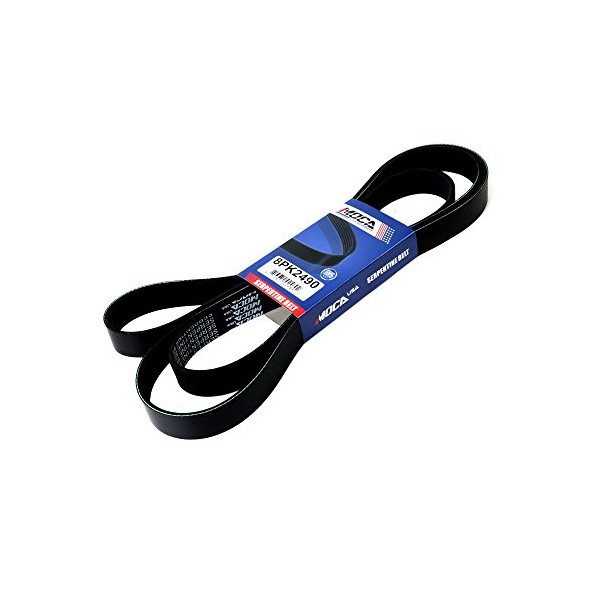 MOCA 8PK2490 EPDM Serpentine Belt Fits Ford Expedition & Toyota