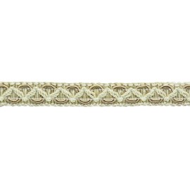 DÉCOPRO (TM) Scroll Gimp Braid Trim, Style# 0075EMPG, Color# W01 - Fossil Ivory [5 Yards]