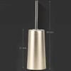 A'sTool Toilet Brush Holder Stainless Steel Gold Silver (Gold)