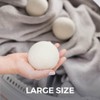 HOME GENIE 100% New Zealand Wool Reusable Dryer Balls 6