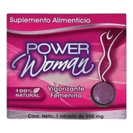 Power Woman Suplemento Alimenticio En Tableta 500 Mg 1 Pie