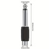 Kjzeex 6 Pack 6.35mm Male Mono Jack Plug to RCA