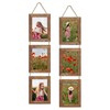 ccdcc 5x7 Collage Picture Frames Set of 2, Rustic Wooden