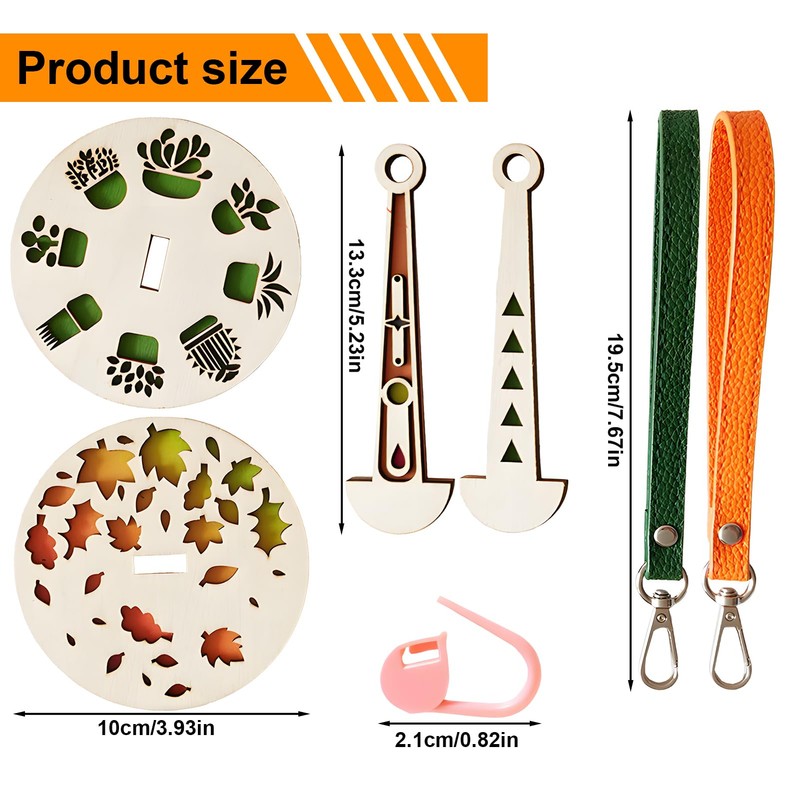 Wrist Strap Yarn Holder Set 12PCS Wrist Yarn Holders with