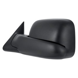 GetAllParts New Driver Side Left Manual Door Mirror Assembly, Support Bracket Included