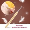 2.5mm Crochet Hook, Ergonomic Handle for Arthritic Hands, Wooden Handle
