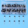 Akozon BC547 200pcs 10 Values NPN PNP Transistor Assortment Set