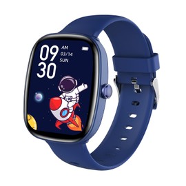 Tynggko Kids Smart Watch for Boys Girls, Fitness Watch with Pedometer, 100 Sport Modes, IP67 Waterproof, Puzzle Games, Heart Rate Sleep Monitor, Alarm Clock, Kids Gifts for Boys Girls Teens 6+ (Blue)
