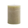 Creative Co-Op Unscented Pleated Pillar Candle