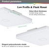 Airand 5000K LED Ceiling Light Flush Mount 24W 12.6in Square