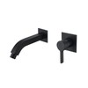 Dalang Bathroom Faucets Matte Black Wall Mount Bathroom Sink Faucet
