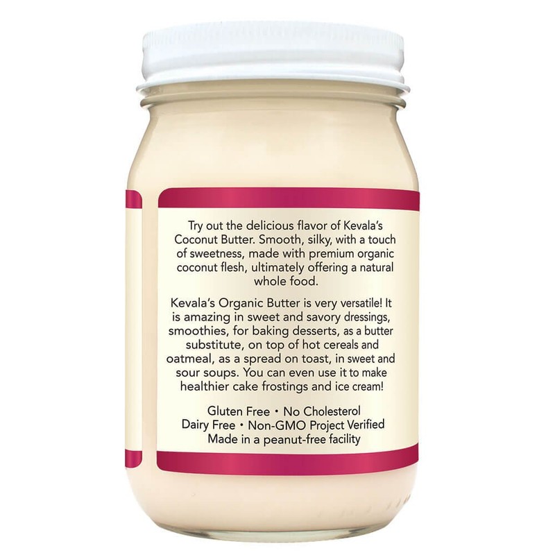 Kevala Organic Coconut Butter – Raw, Cold-Pressed Spread & Cream