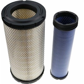 MvpYaoBaiGe Air Filters Set 26510342 26510343 Compatible with Perkins Engine 1004-4 1004-40 1004-40T 1004-42 1004-4T 1004e-4TW 1104A-44T 4.236 4.41 T4.236 850 854E-E34TA