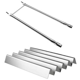 Hisencn 7507 Grill Burner with 7535 Flavorizer Bars for Genesis Silver A, Spirit 200 Series, Spirit 500, Spirit E-210, E-200, S-210, S-200 with Side Control Grill