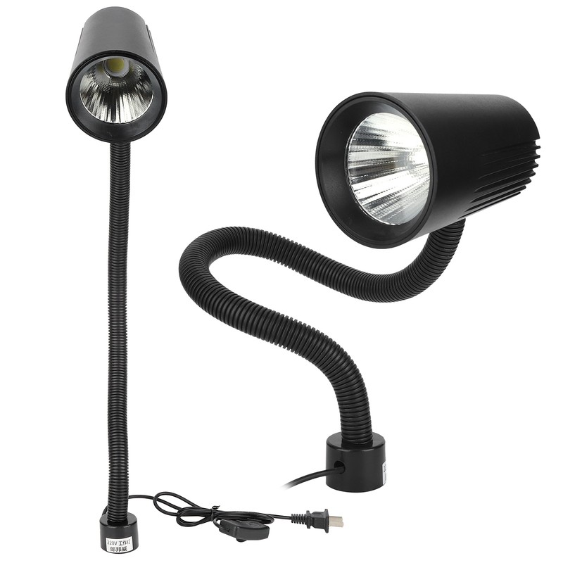 LED Work Lamp with Magnetic Base Adjustable Gooseneck for Sewing