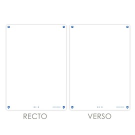 OXFORD Revision 2.0 Index Cards A5 (14.8 x 21 cm) Plain White Front and Back Pack of 50