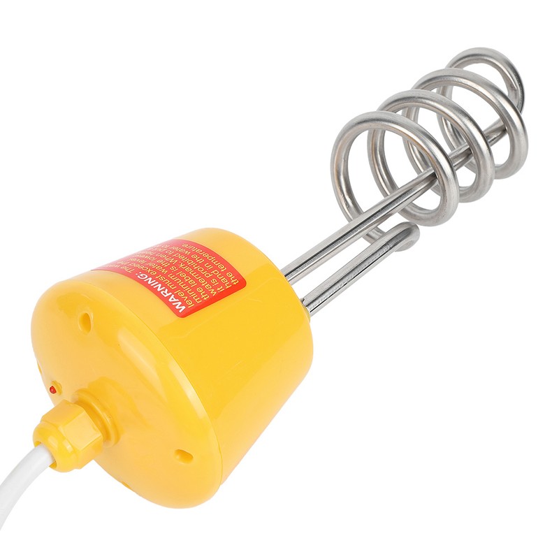 2m Floating Electric Immersion Water Heater with Temperature Tester Yellow