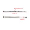 sourcing map 12-inch Hanging/Casement Window Hinge, 202 Stainless Steel Silver