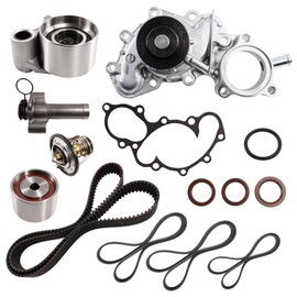 Timing Belt Kit with Water Pump for Toyota 4Runner 1996-2002,Toyota Tacoma 1995-2004,Toyota Tundra 2000-2004, Toyota T100 1995-1998,3.4L V6 Engines,Replaces TKT-025 TKT-005