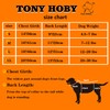 TONY HOBY Pet Clothes Sleeveless Dog Pajamas Dog Jumpsuit PJS