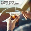 50 Sets Clear Plastic Cups with Lids and Straws, 16oz