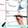 Large 36"x48" White Board Calendar Blank Dry Erase Calendar for