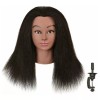 FUAI Maniqui Cabeza Cabello Natural Negro 55 Cm Coloración Fuai